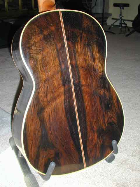 Thompson classical guitar back